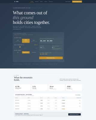 Vein - Reliable Vanadium Landing Page Template