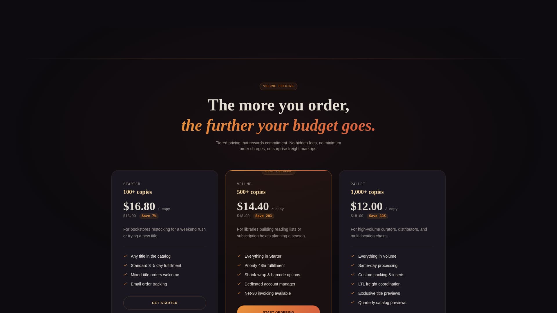 Shelf - Immersive Bookdistribution Landing Page Template