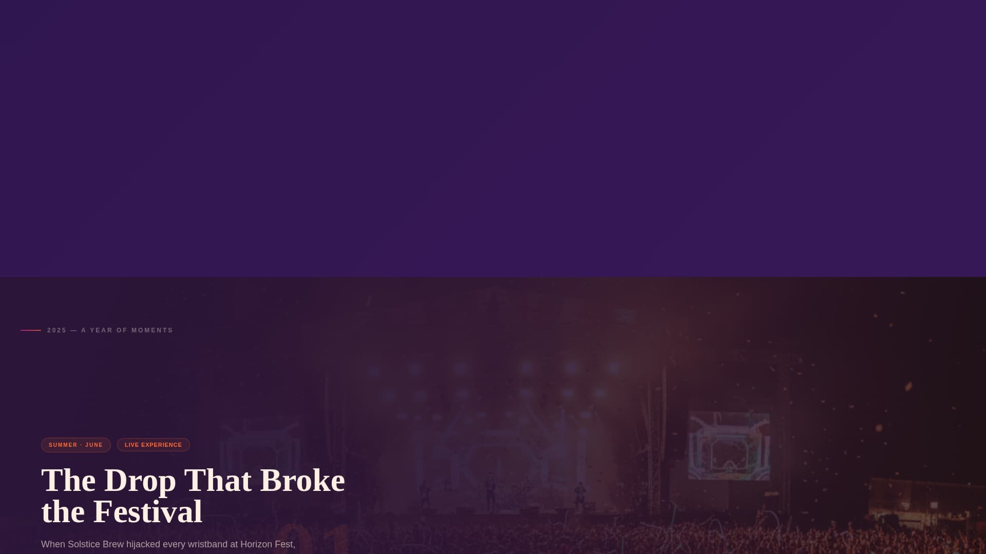 Collab - Electric Brandpartnership Landing Page Template