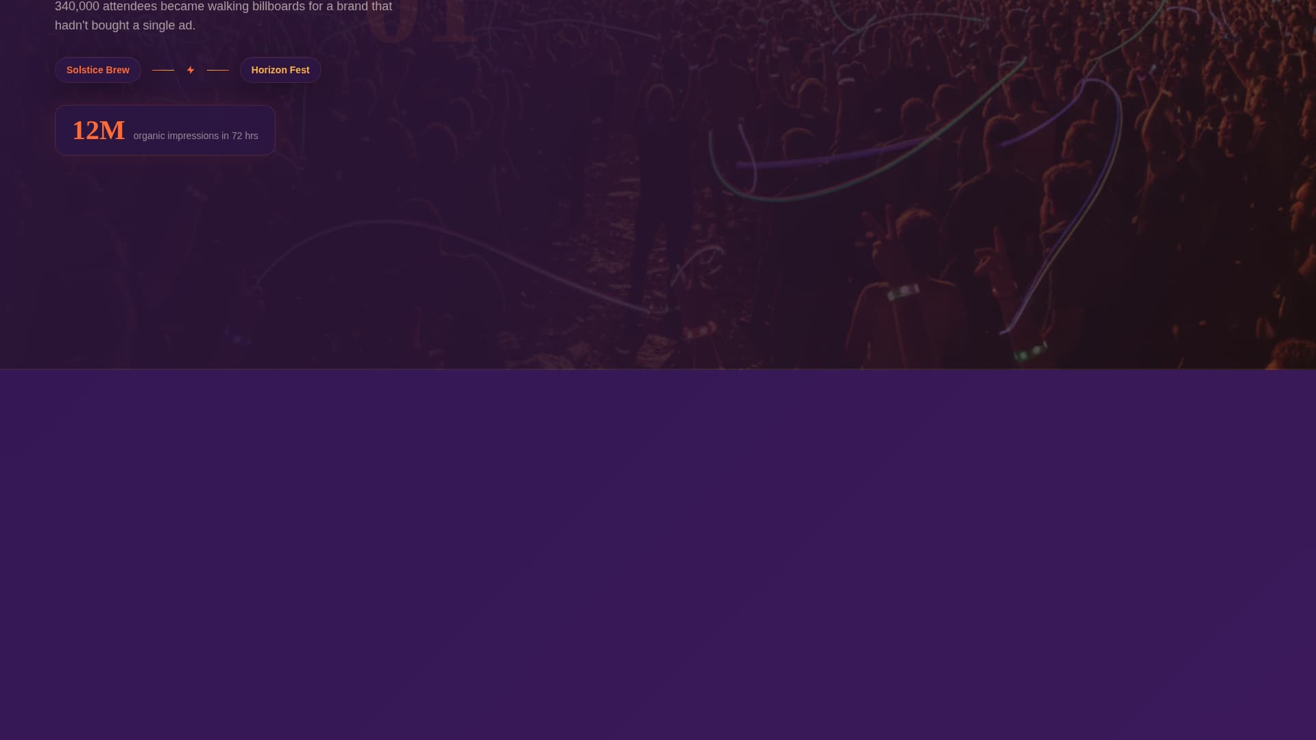 Collab - Electric Brandpartnership Landing Page Template