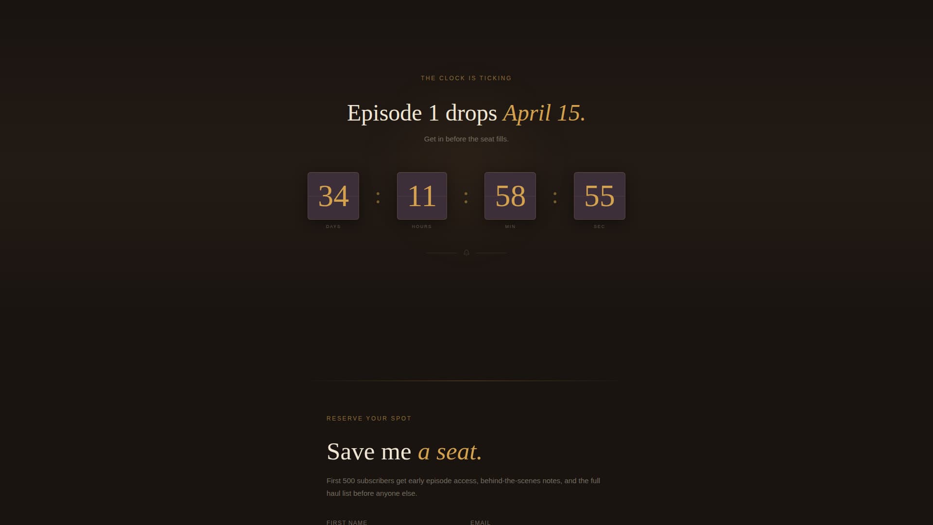 Thrift - Cinematic Budgetliving Landing Page Template