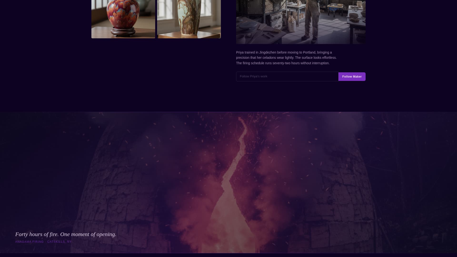 Kiln - Electric Ceramic Landing Page Template