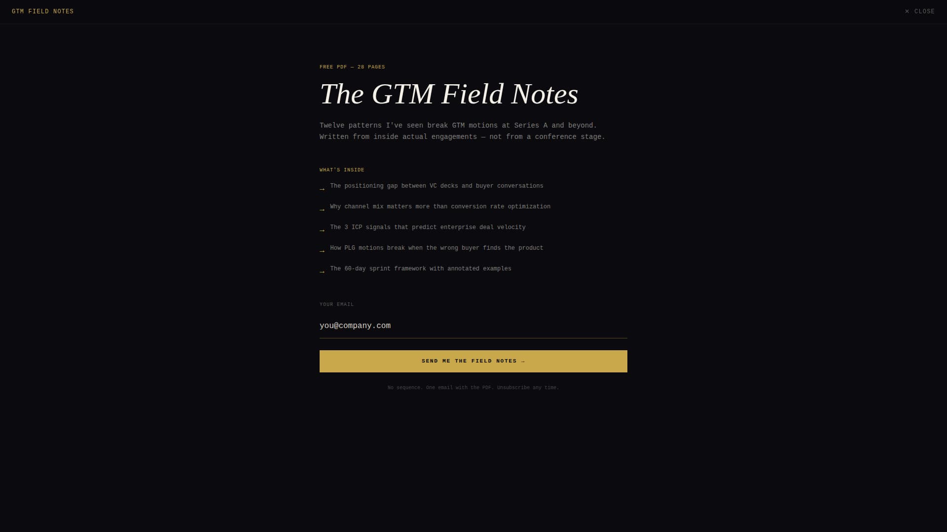 Launch - Powerful Gotomarket Landing Page Template