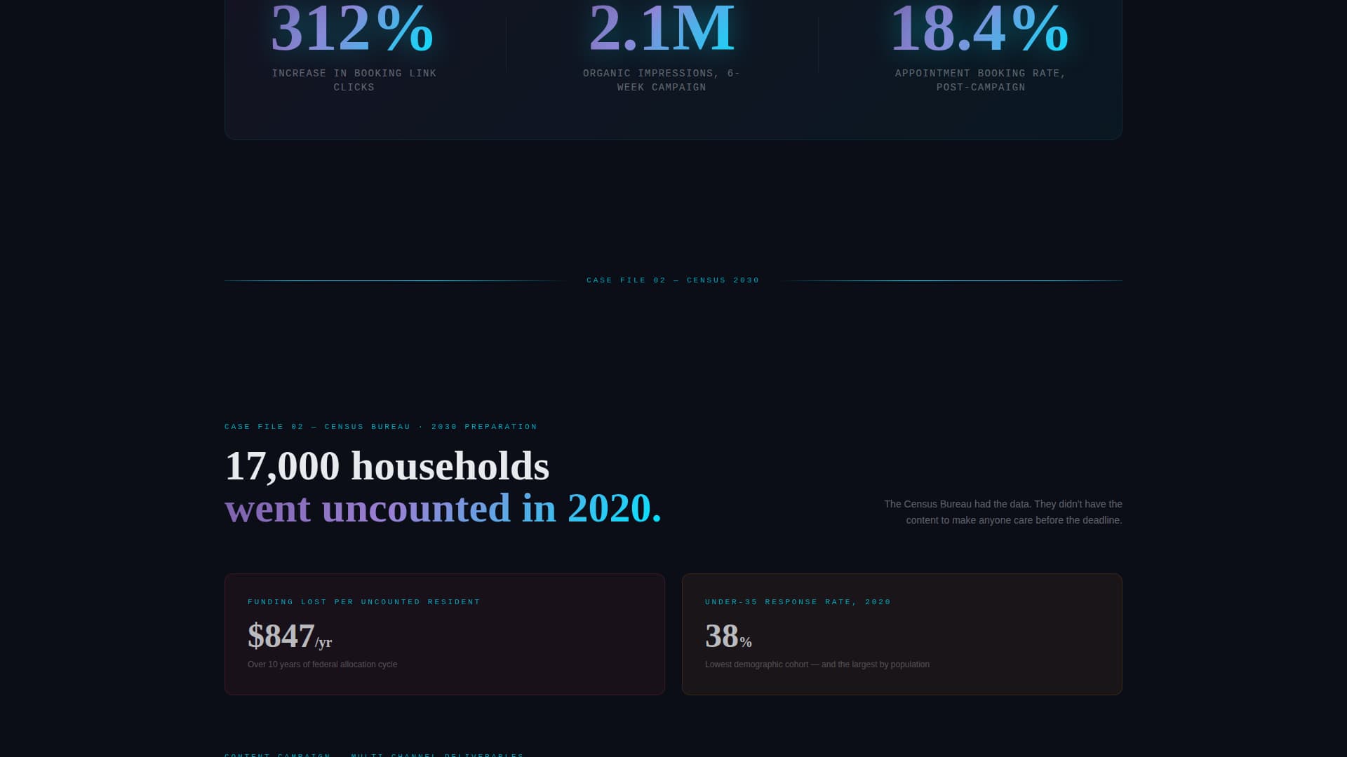 Mandate - Immersive Government Landing Page Template