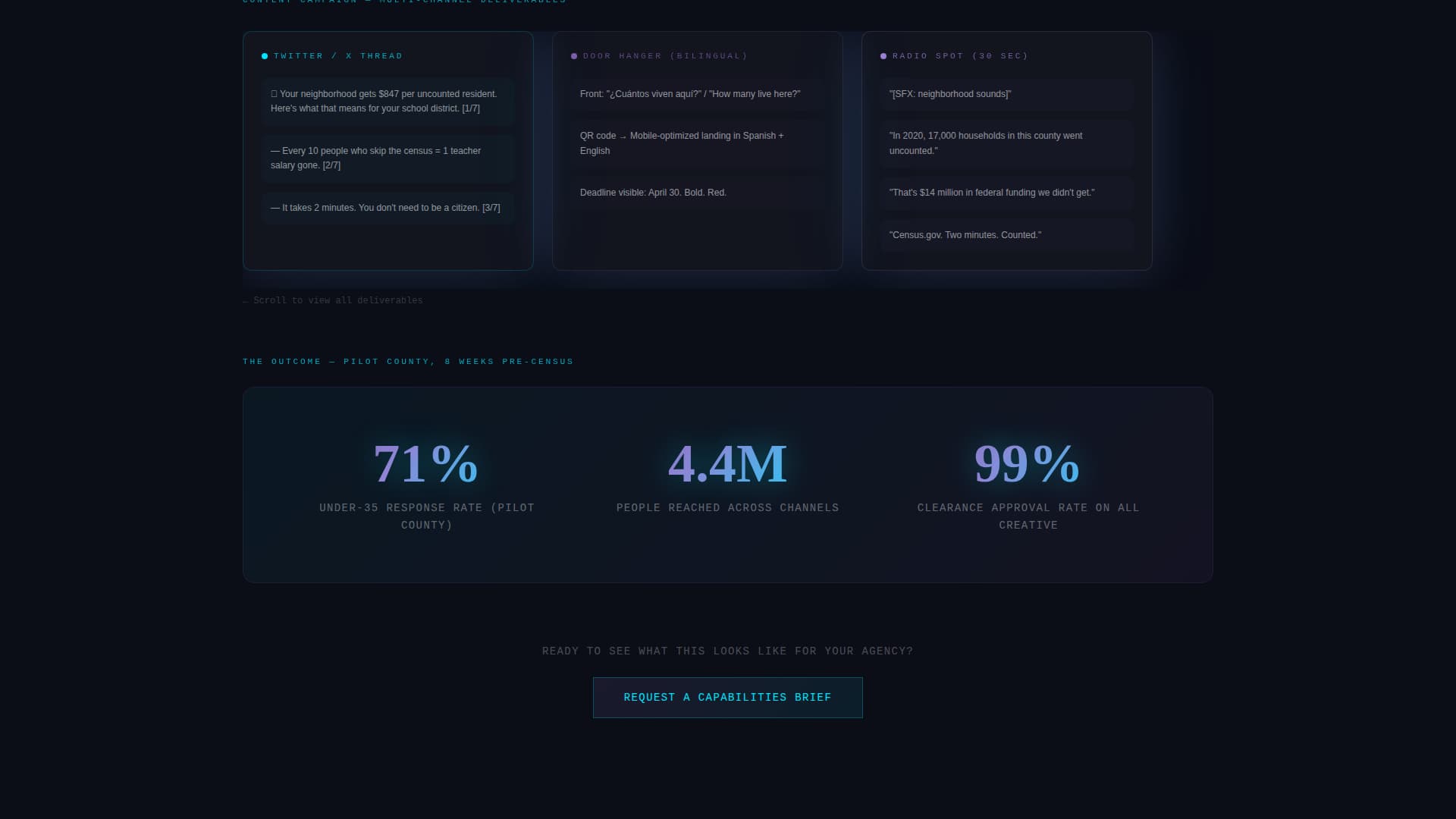 Mandate - Immersive Government Landing Page Template