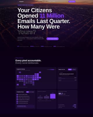 Dispatch - Precision Government Landing Page Template