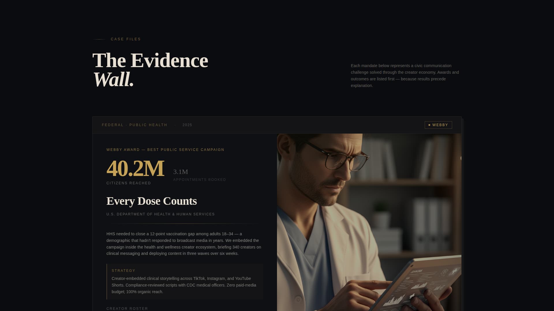 Mandate - Authoritative Government Landing Page Template