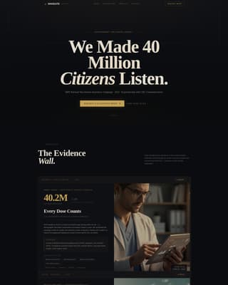 Mandate - Authoritative Government Landing Page Template