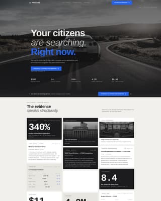 Procure - Powerful Government Landing Page Template
