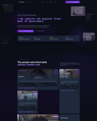 Access — Verified Government Services Landing Page Template