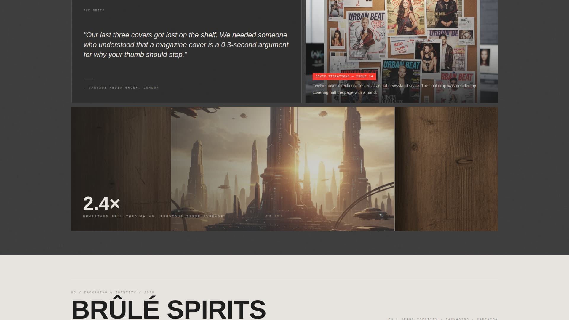Glyph - Striking Graphic Designer Landing Page Template