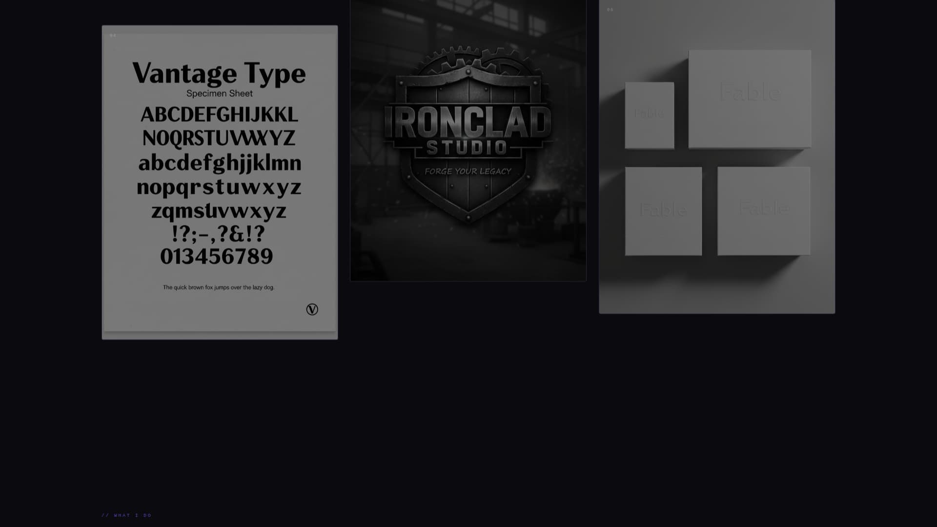 Folio - Immersive Designer Landing Page Template