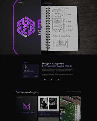 Folio - Stunning Graphic Designer Landing Page Template
