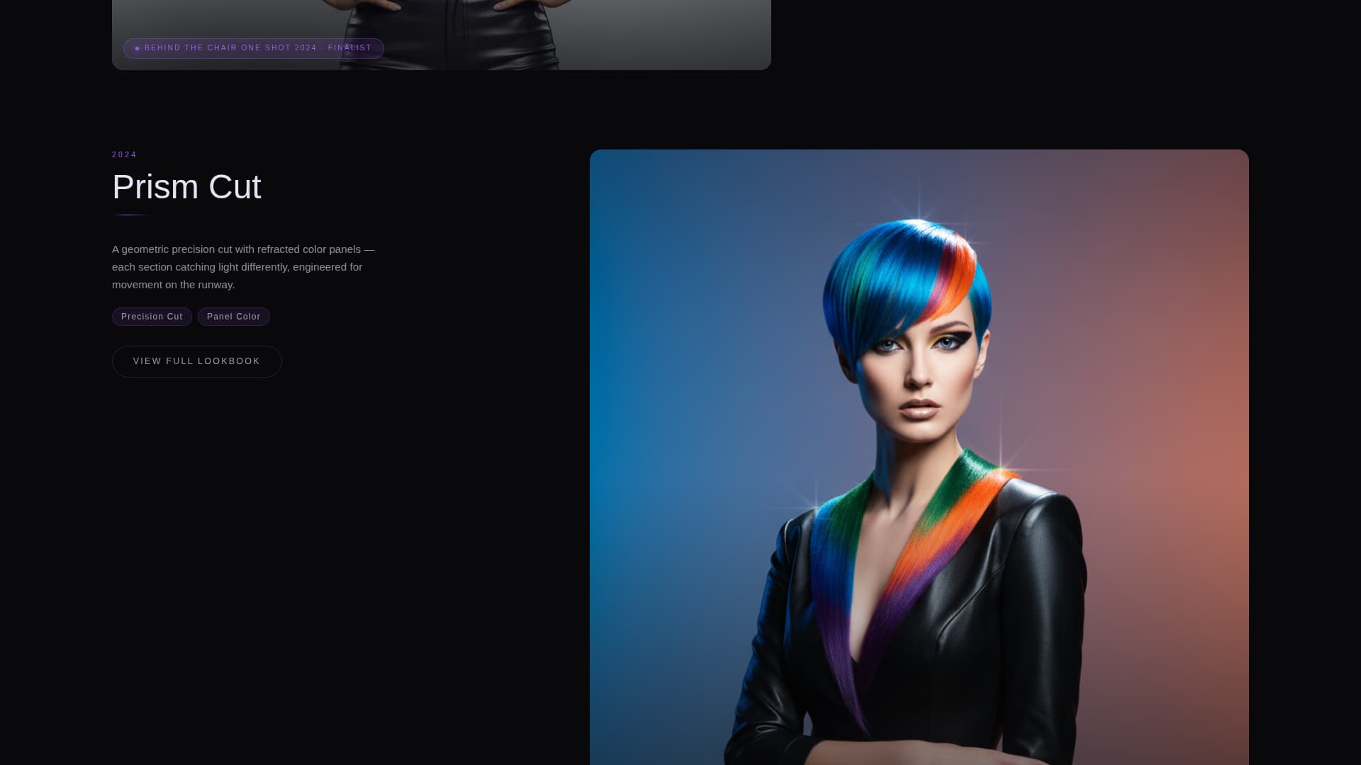 Shear - Awardwinning Stylist Landing Page Template