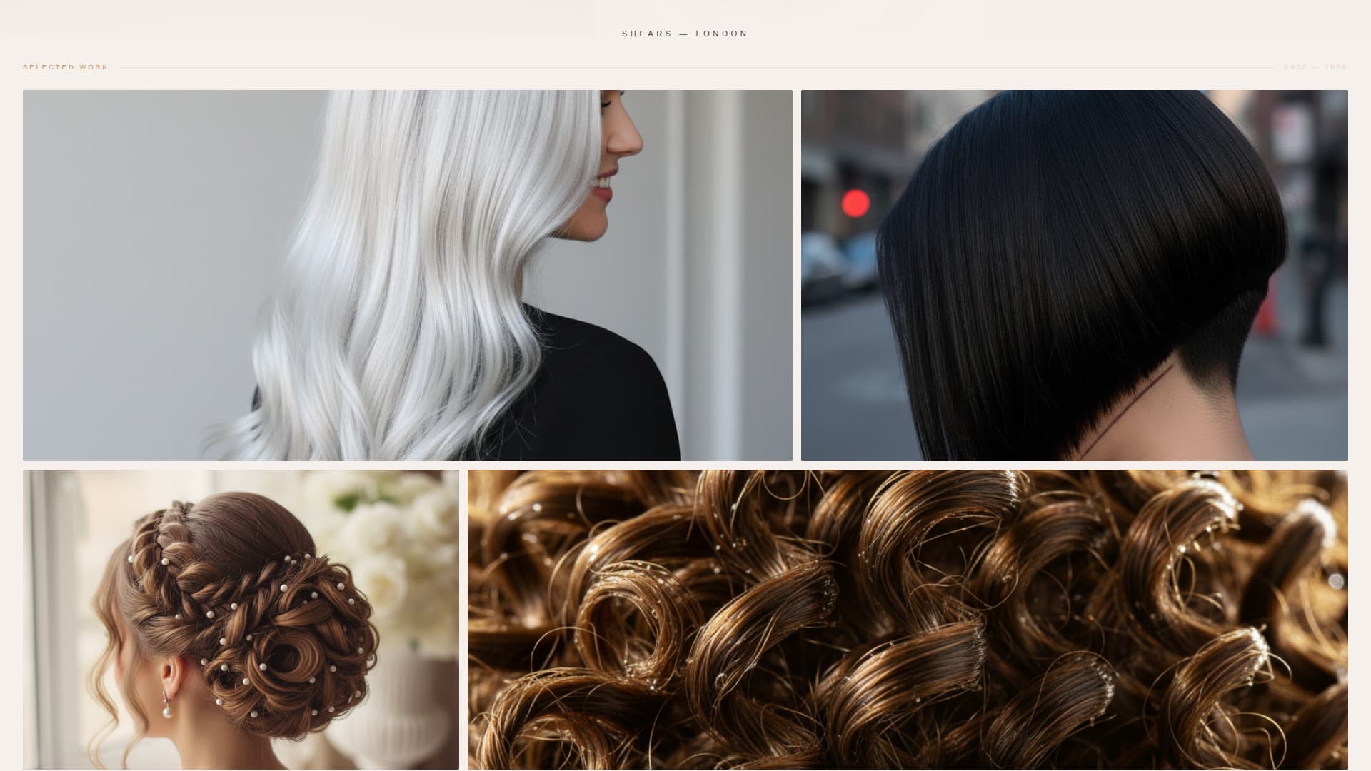 Shears - Transformative Stylist Landing Page Template