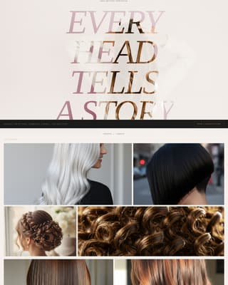 Shears - Transformative Stylist Landing Page Template