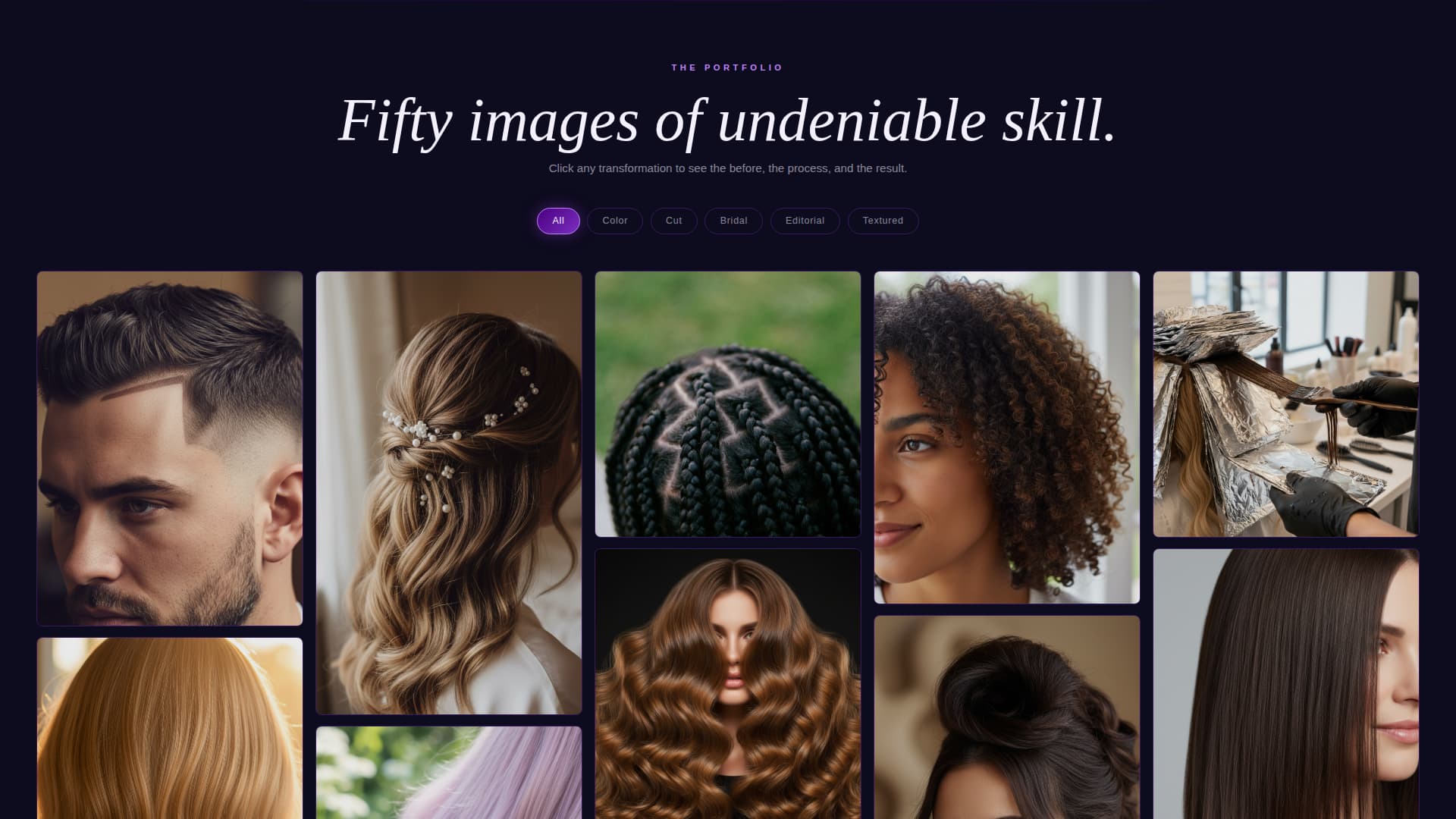 Shears - Stunning Hairstylist Landing Page Template