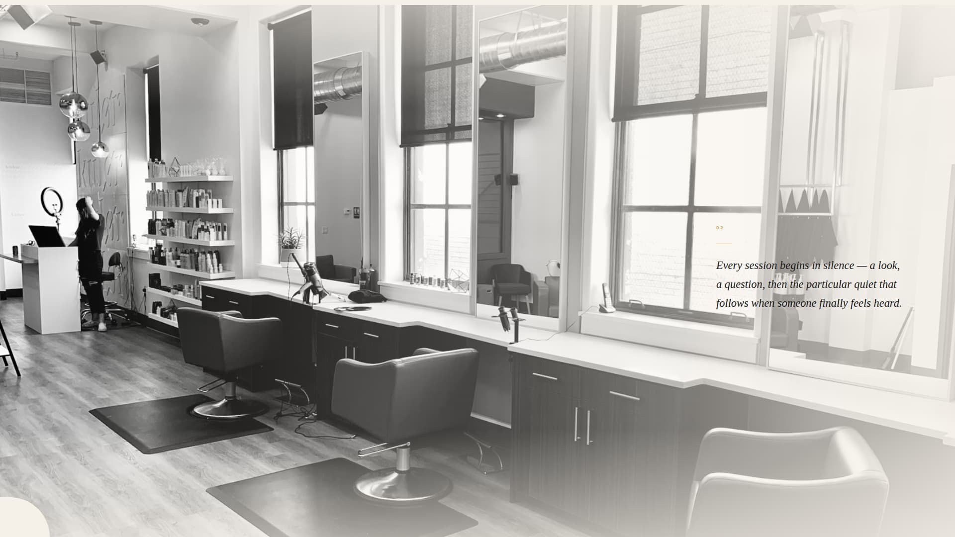 Shear - Elegant Stylist Landing Page Template