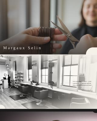 Shear - Elegant Stylist Landing Page Template