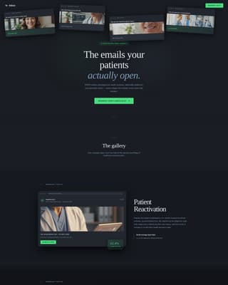 Inbox - Immersive Healthcare Landing Page Template