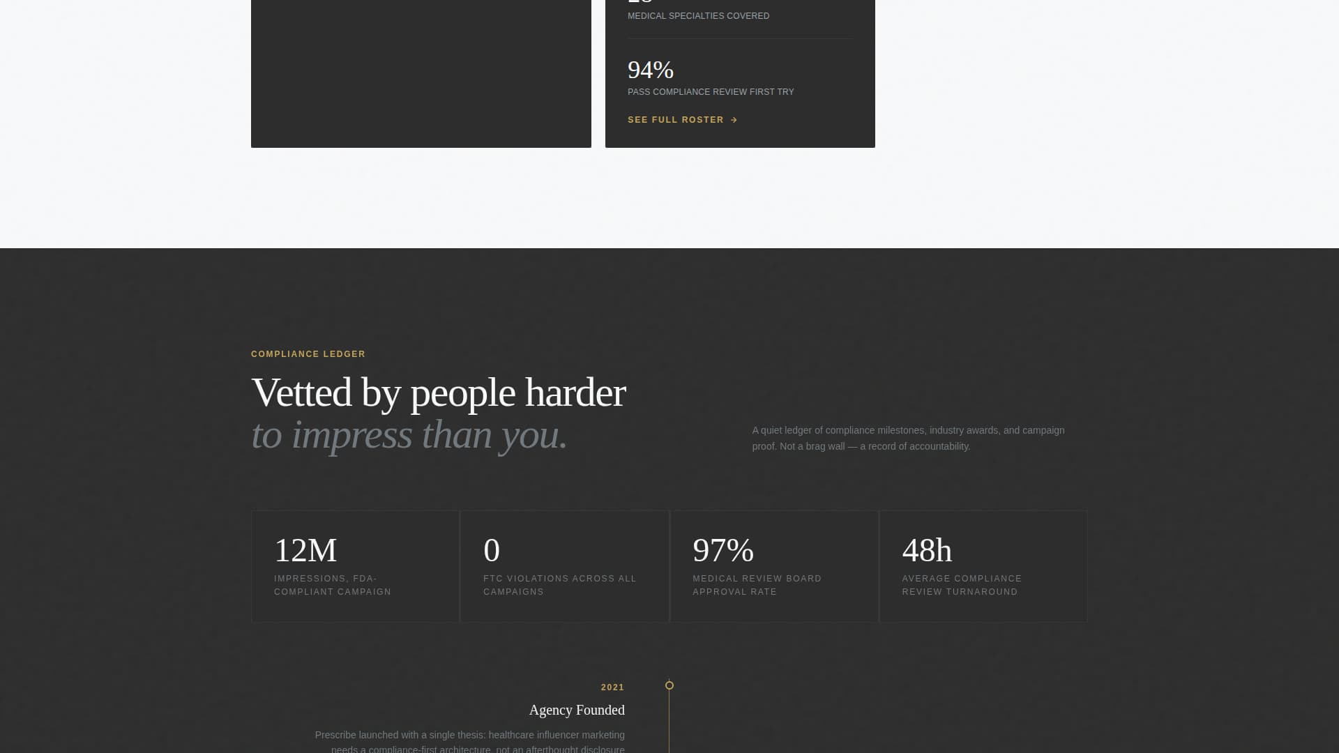 Prescribe - Authoritative Healthcare Landing Page Template