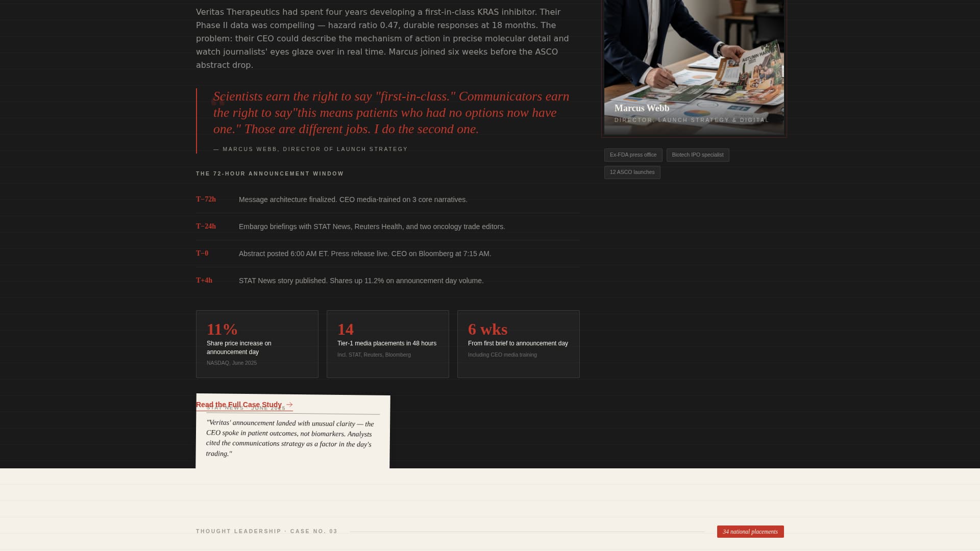 Pulse - Authoritative Healthcare PR Landing Page Template