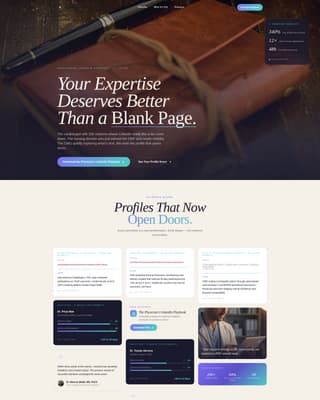 Profilerevive - Authoritative Healthcare Landing Page Template