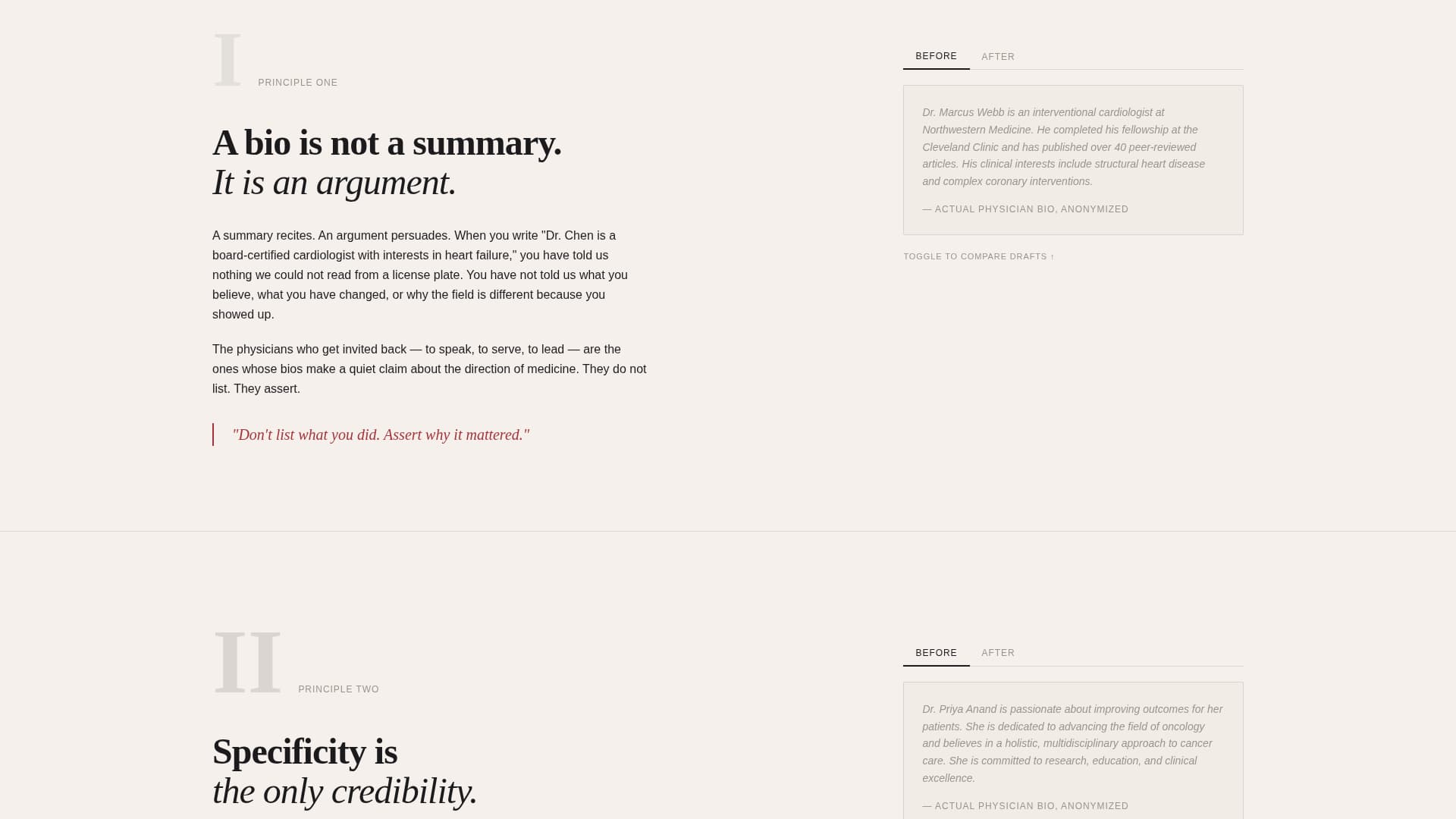 Rounds - Authoritative Healthcareprofessional Landing Page Template