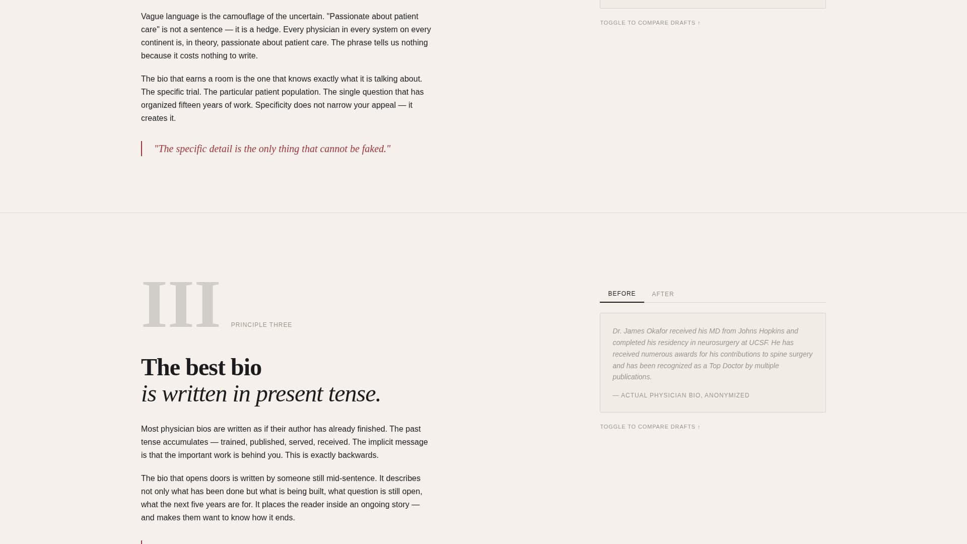 Rounds - Authoritative Healthcareprofessional Landing Page Template