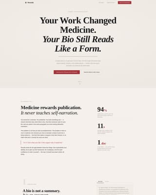 Rounds - Authoritative Healthcareprofessional Landing Page Template