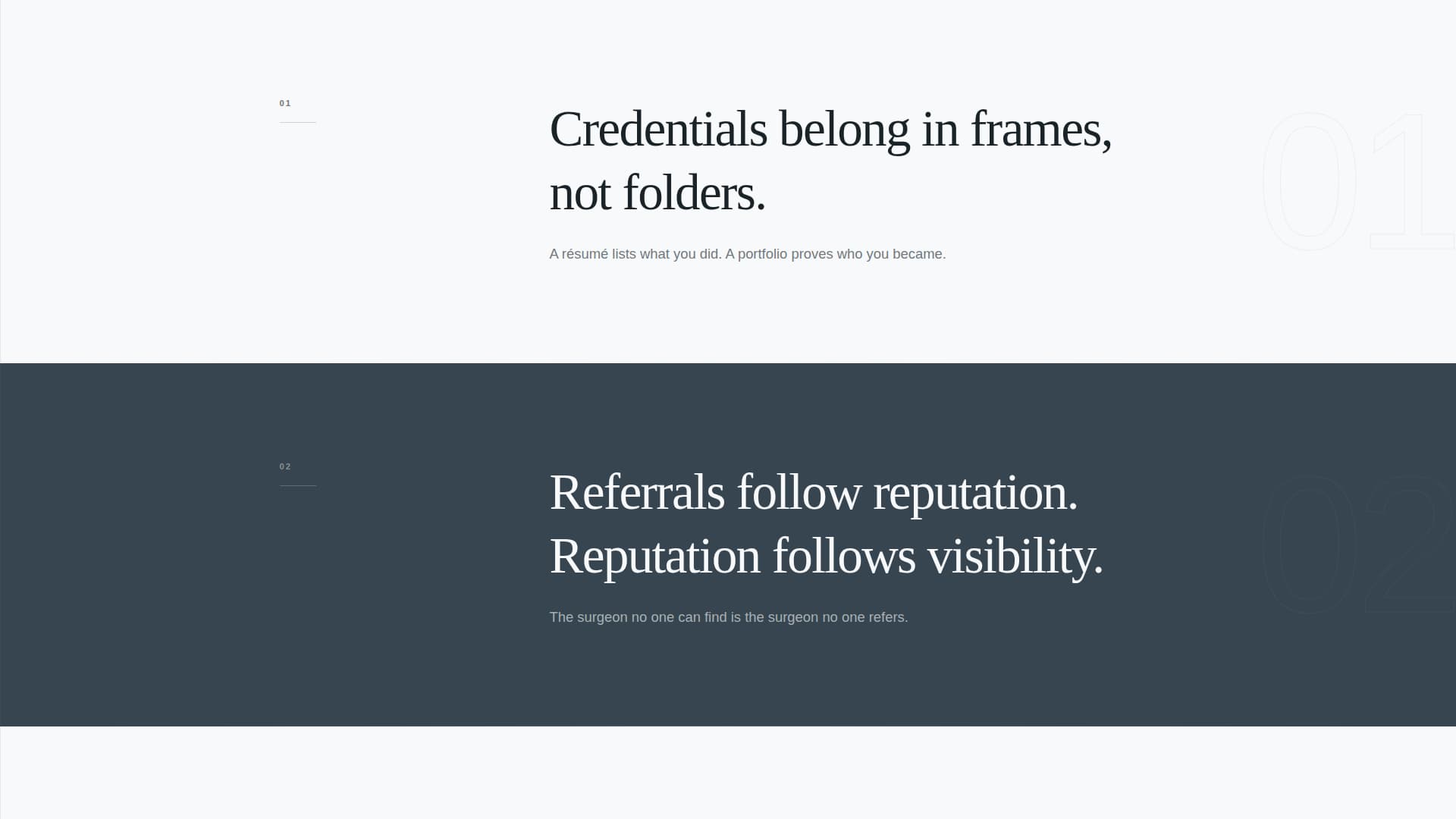 Medportfolio - Compelling Healthcareprofessional Landing Page Template