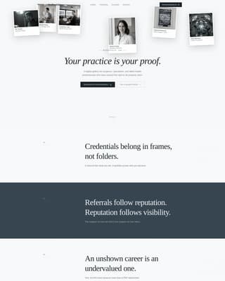 Medportfolio - Compelling Healthcareprofessional Landing Page Template