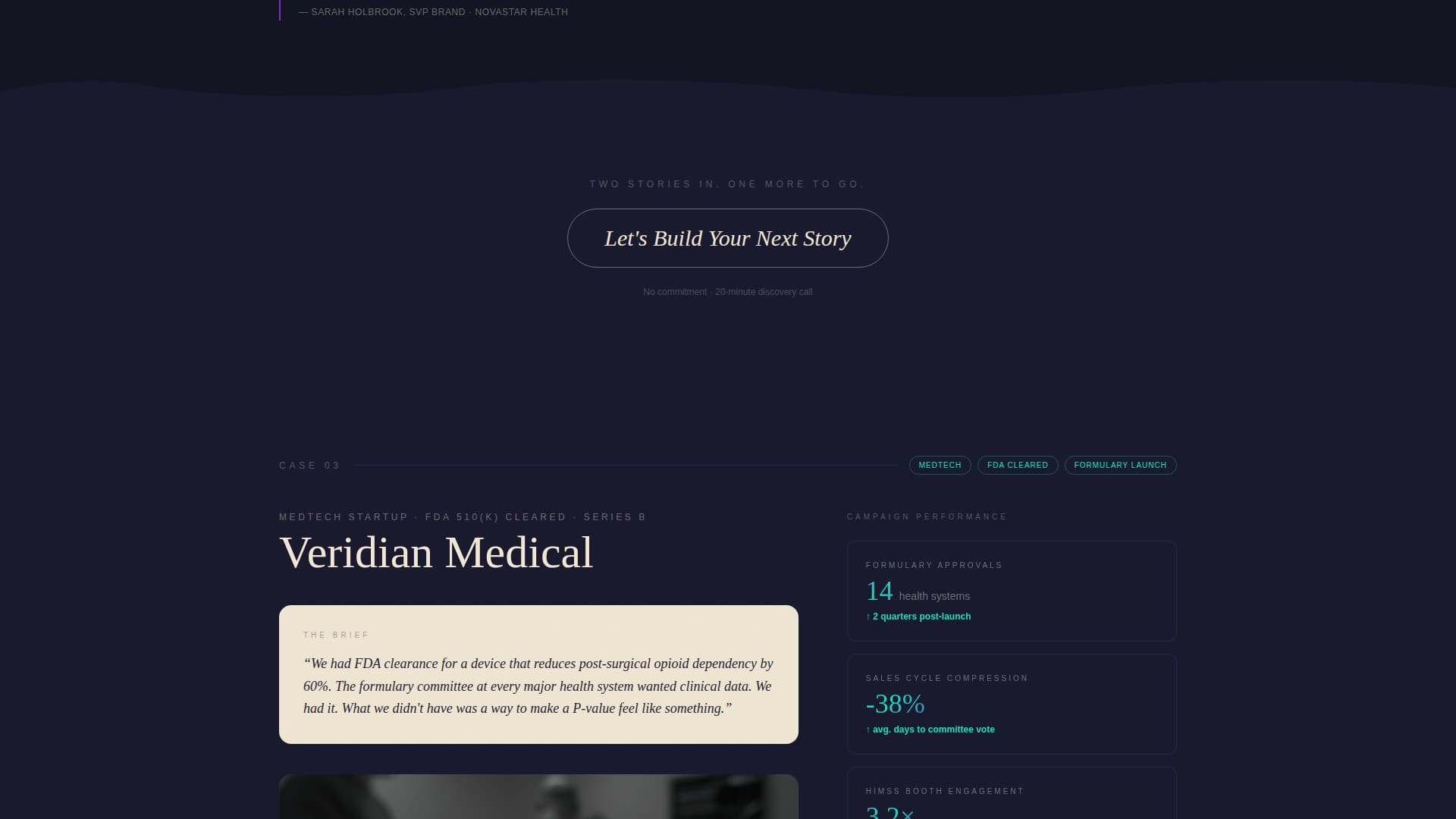 Scrub - Cinematic Healthcare Landing Page Template