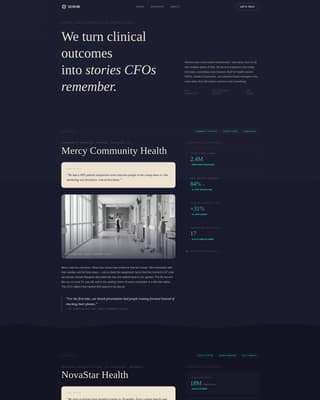 Scrub - Cinematic Healthcare Landing Page Template