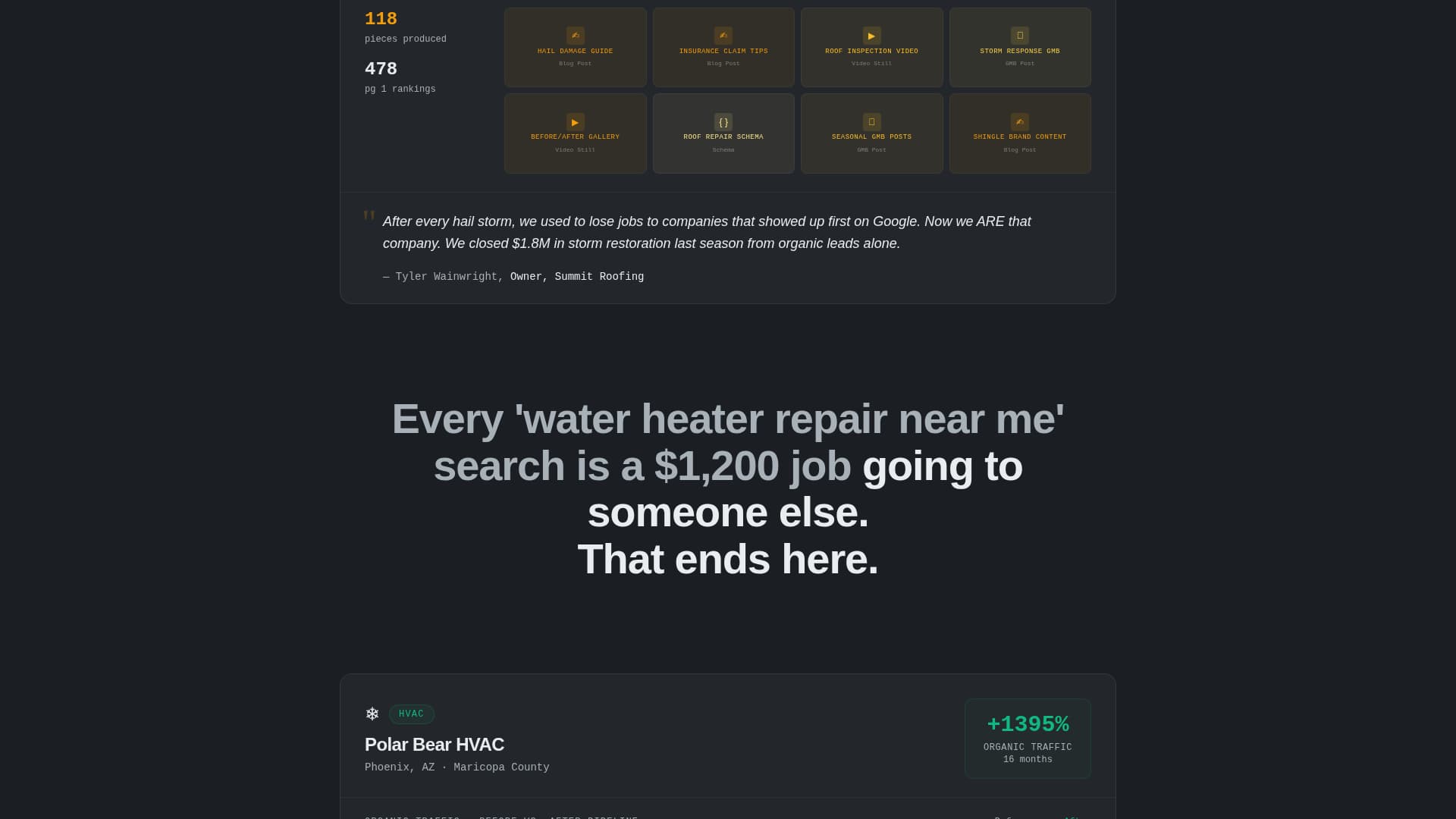Pipeline - Dominant Homeservices Landing Page Template