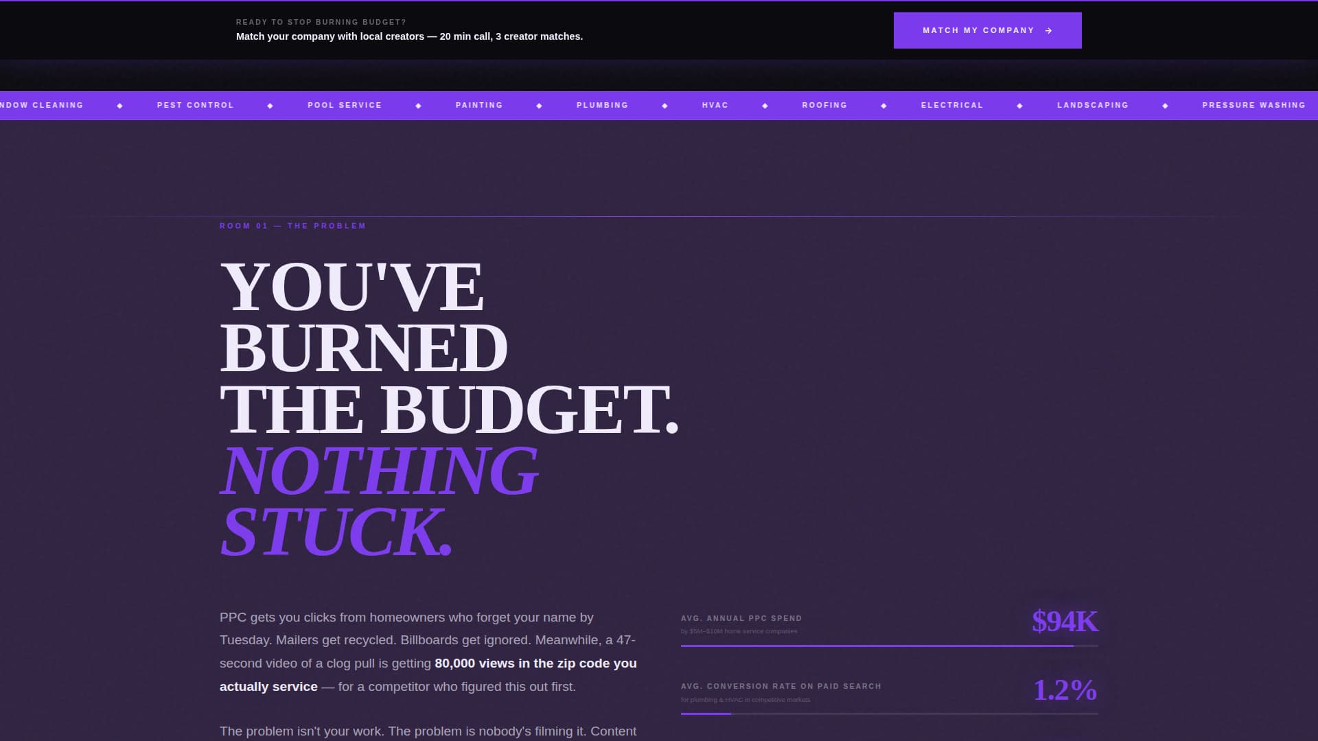 Collab - Bold Homeservices Landing Page Template