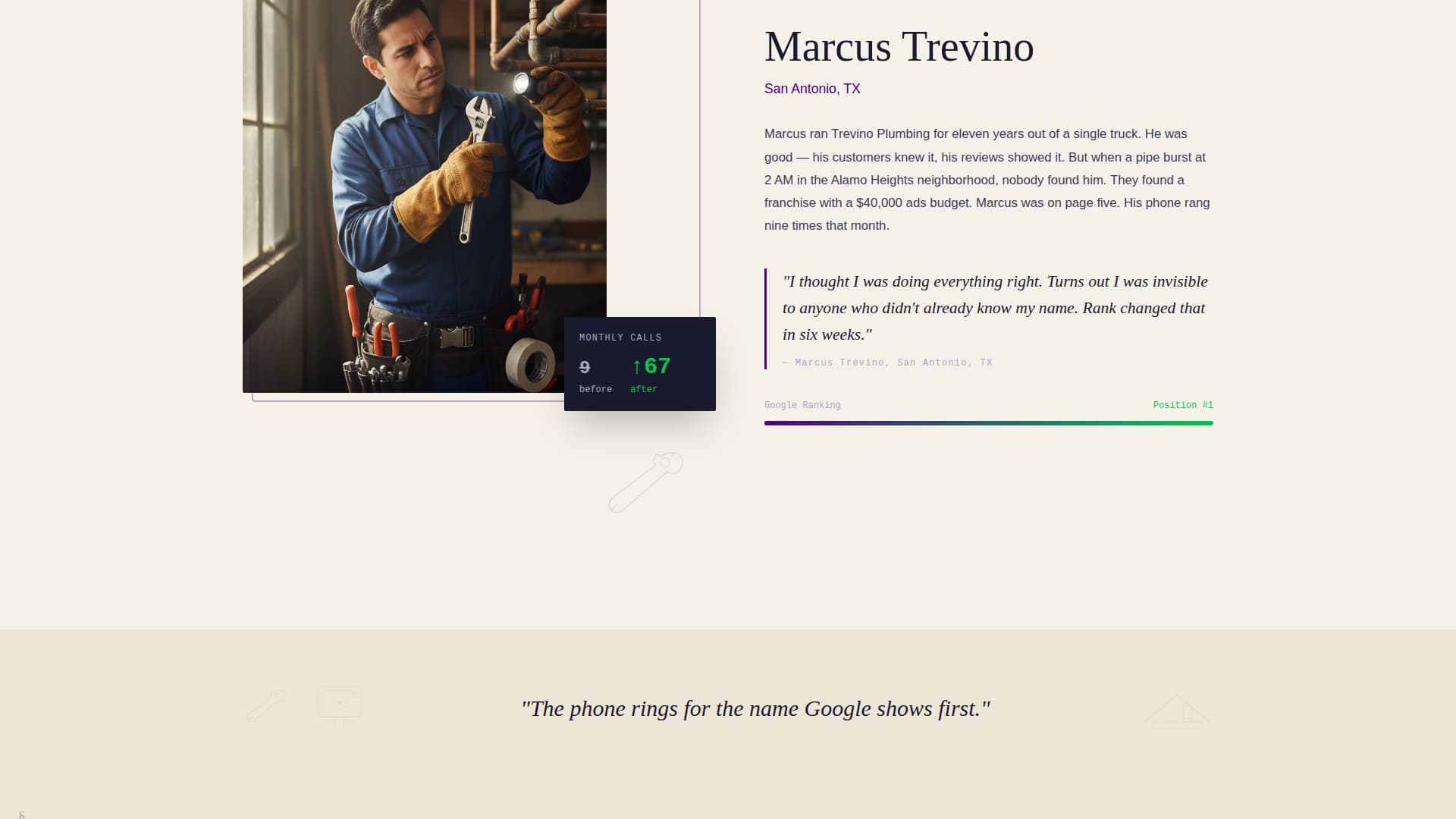 Rank - Powerful Homeservices Landing Page Template