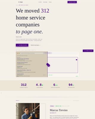 Rank - Powerful Homeservices Landing Page Template