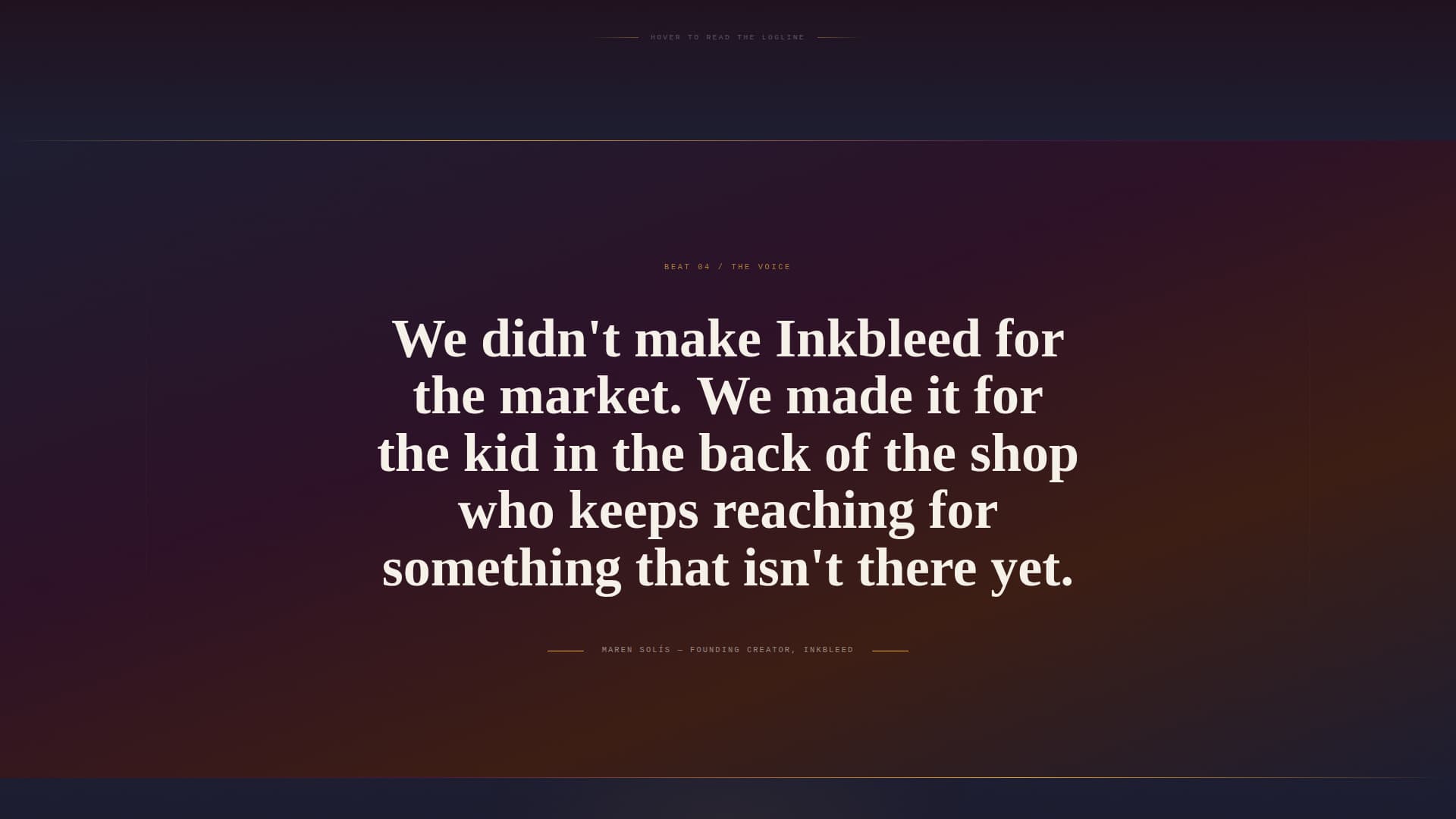 Inkbleed - Bold Comics Landing Page Template