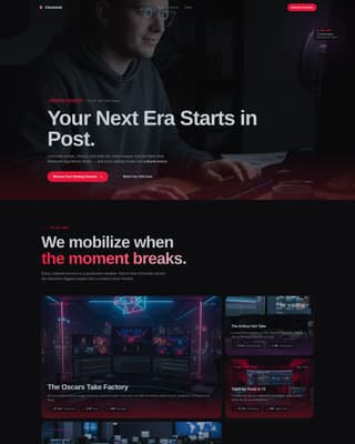 Chronicle - Powerful Commentary Landing Page Template