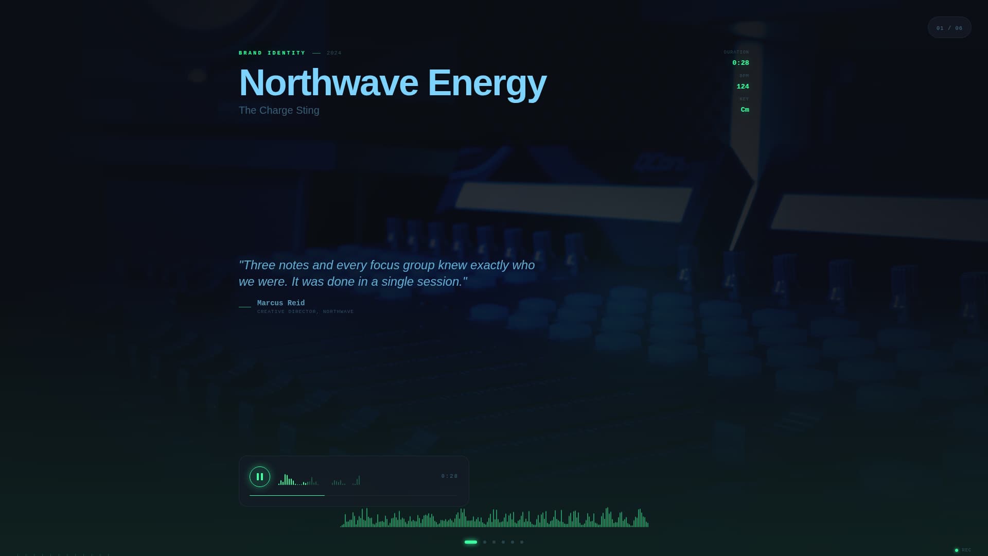 Jingle - Electrifying Audiostudio Landing Page Template