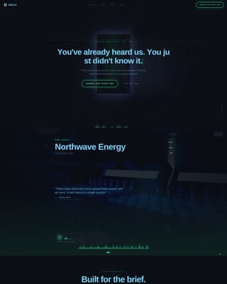 Jingle - Electrifying Audiostudio Landing Page Template