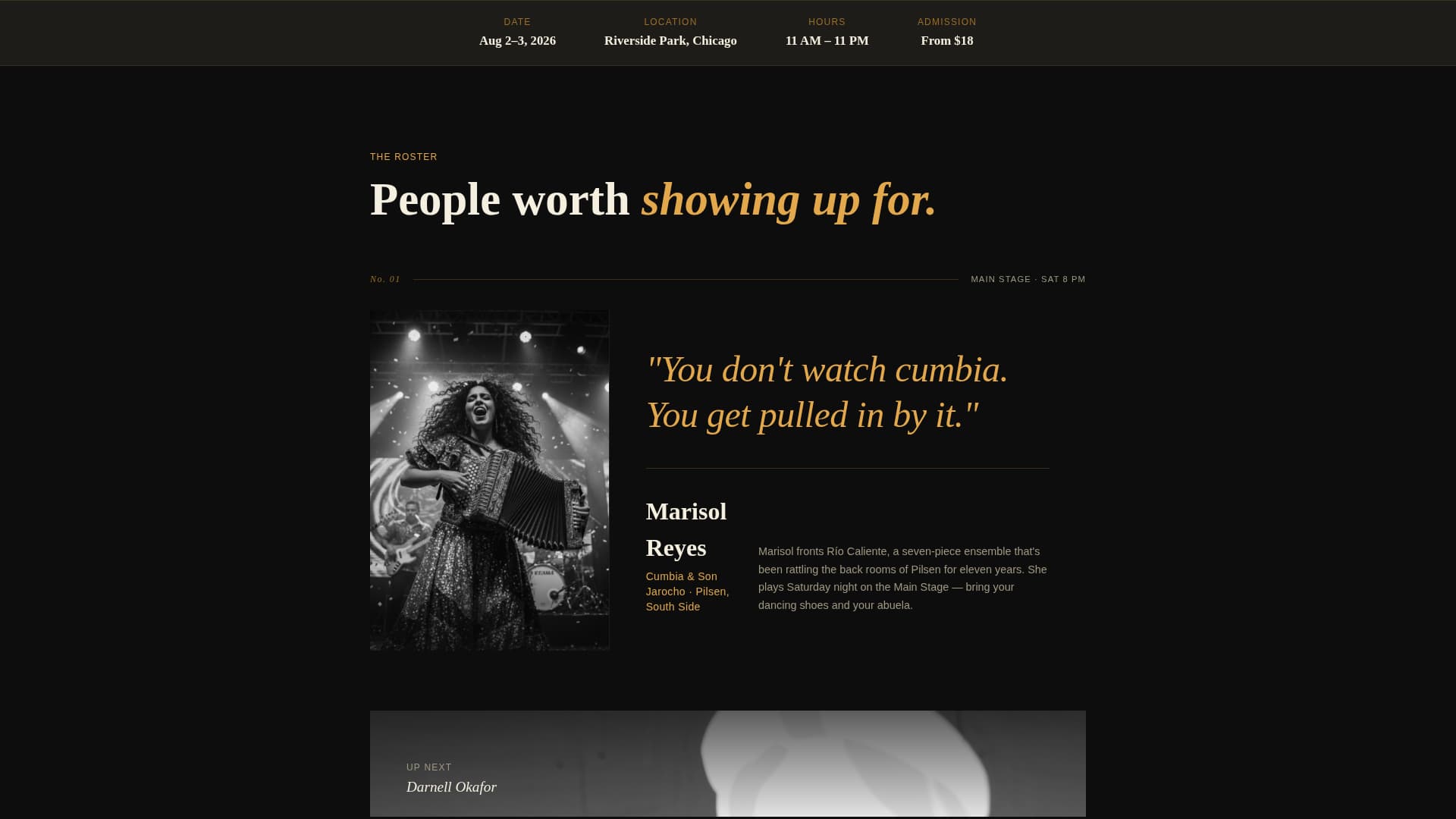 Gather - Vibrant Festival Landing Page Template