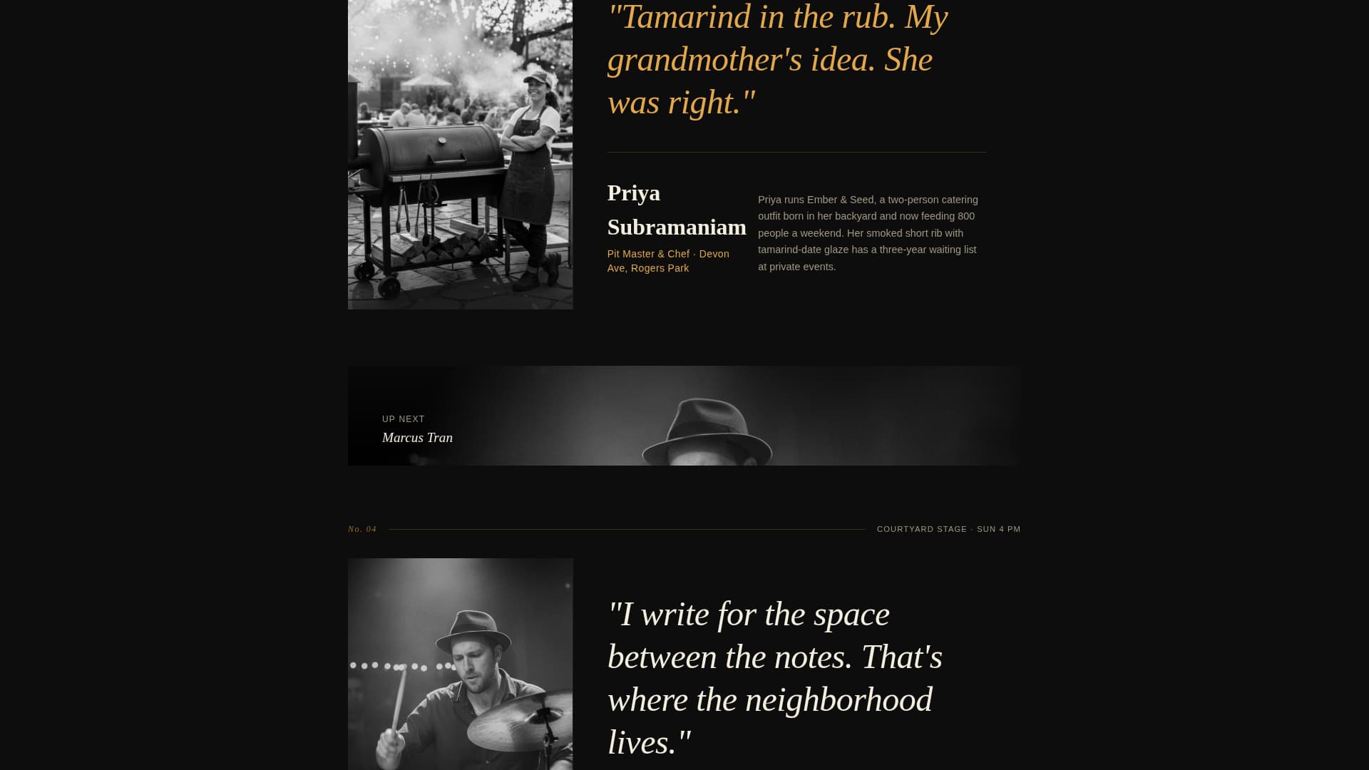 Gather - Vibrant Festival Landing Page Template