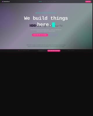 Makerbench - Electrifying DIY Landing Page Template
