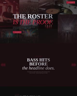 Decks - Electric DJ Booking Landing Page Template