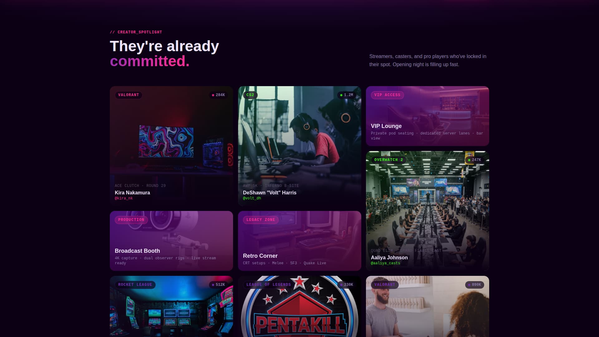 Fragged - Electric Esports Landing Page Template