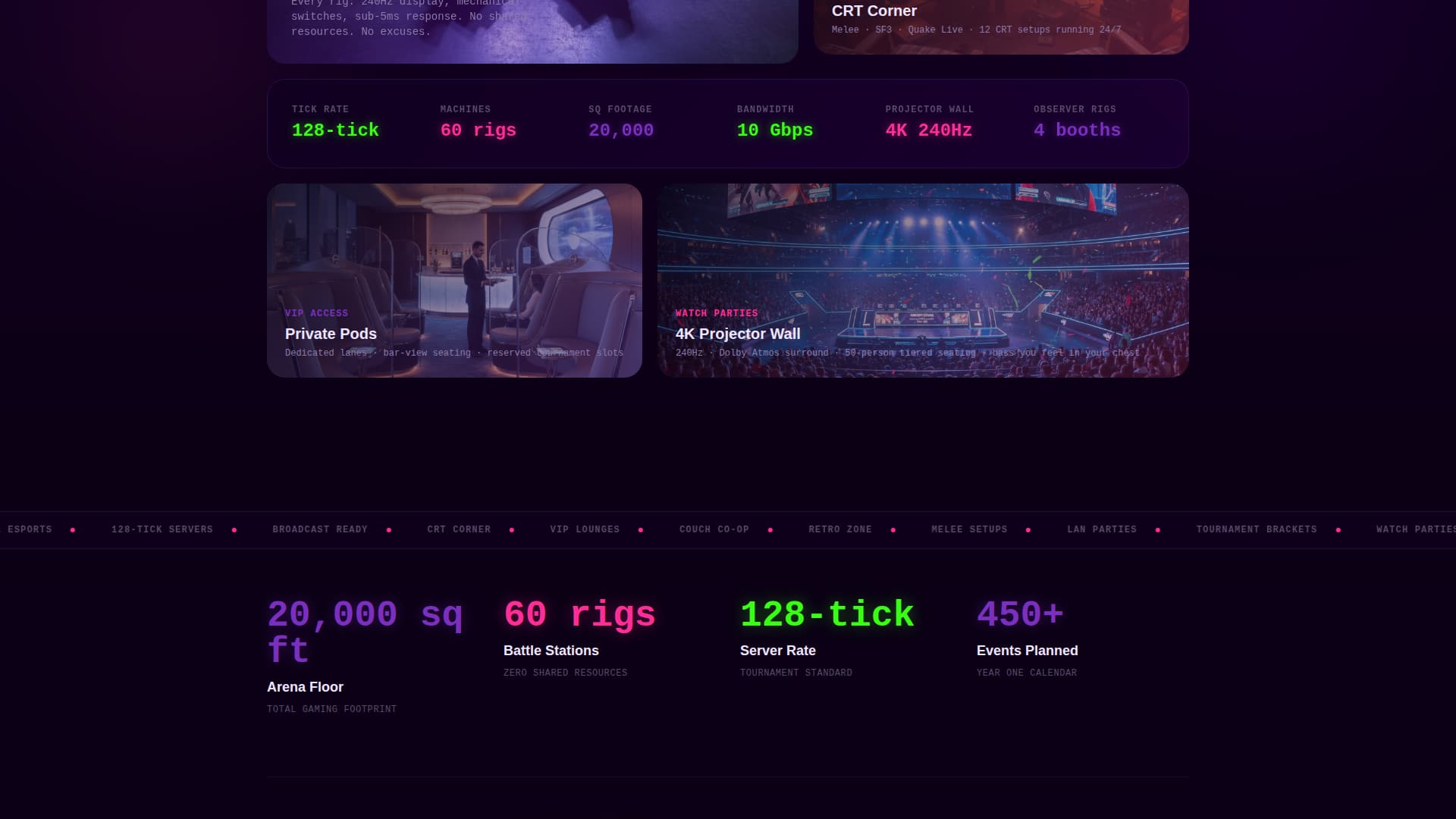 Fragged - Electric Esports Landing Page Template