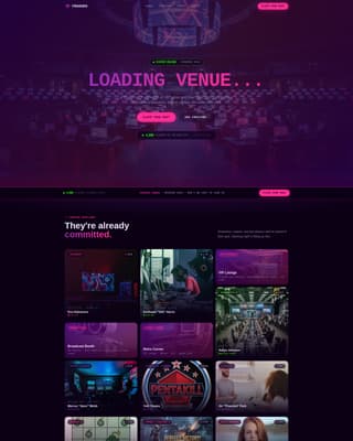 Fragged - Electric Esports Landing Page Template