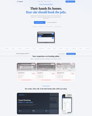 Dispatch - Highconverting Homeservices Landing Page Template
